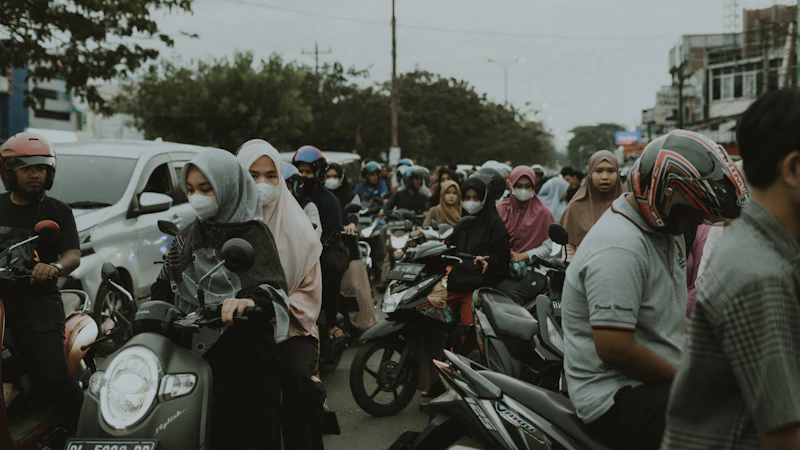 provokasi geng motor kepala babi masjid salat jumat