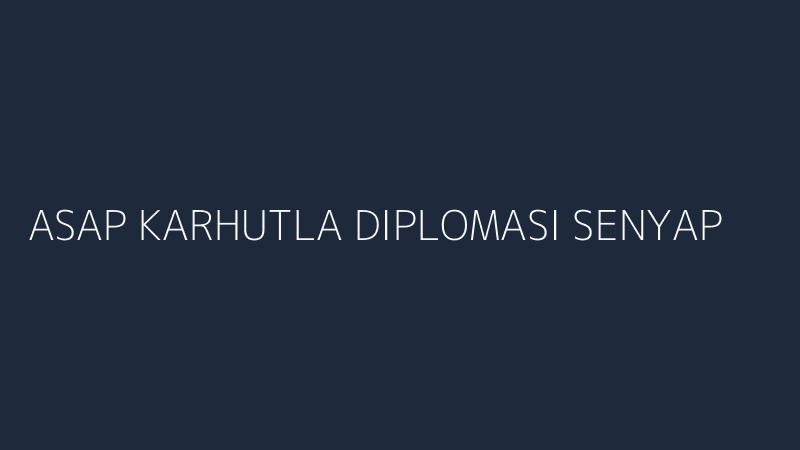 asap karhutla diplomasi senyap bos sawit ri singapura